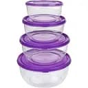 Набір ємностей круглих Ucsan Soft & lock 4 шт. в асортименті (25007)