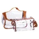 Набір косметичок Yiwu HP-16-3K 23.5х13х16 см / 18х8х10.5 см водонепроникні 2 шт. прозорі