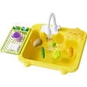 Ігрова кухня Limo Toy WD-801A з мийкою та водою, 16 предметів, на батарейках, бірюзова