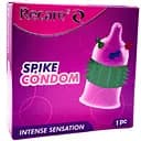 Презерватив Recare Spike Pink з шипами та кульками 1 шт. (ROZ6501053560)