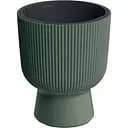  Кашпо для квітів Prosperplast Milly круглий на ніжці 300 мм темно-зелений