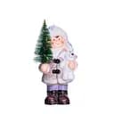 Новогодняя фигурка с подсветкой Девочка с елкой из фарфора 9×6×18 (см) новогодний декор Yiwu CR-5-4