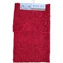 Набор ковриков для ванной Vezzer 50x80 и 50x40 см красный (VZ2036Red)