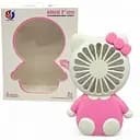 Вентилятор, герой, 3 режими, підсвічування, вбудований акумулятор, USB кабель (В асортименті)