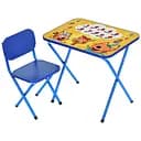 Детский столик Bambi M 5965-4 Три кота складной со стульчиком цифры