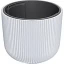  Кашпо для квітів Prosperplast Milly круглий 240 мм білий