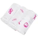 Набор пеленок Matchstick Monkey, со 100% органического хлопка Muslin, 70х70 см, розовый, 3 шт. (MM-LOCM-003)