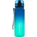 Бутылка для воды UZspace Frosted Gradient голубовато-зеленая 500 мл (3026)