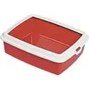 Туалет для котів з рамкою MPS Hydra Maxi Red 50x40x16.5 см