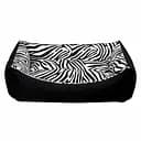 Лежак для животных Milord Jellybean прямоугольный размер L черный с белым (VR06//0564)