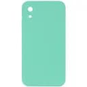 Чохол Epik Silicone Case Square Full Camera Protective AA NOLOGO для Apple iPhone XR 6.1 Бірюзовий/Turquoise