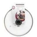 Кришка для сковорідки Fackelmann скляна з металевим обідком D 22 см (9936)