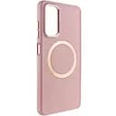 Чехол Epik TPU Bonbon Metal Style with MagSafe для Samsung Galaxy A15 4G/5G/M15 5G Розовый/Light Pink