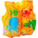 Желтый надувной жилет с рыбками Intex 59661. Размером 41х30 см