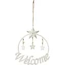 Ялинкова прикраса J-line Welcome металева кругла 22 см (172921)