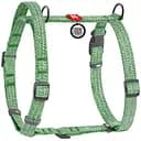 Шлея для собак Waudog Re-cotton H-образная с QR паспортом светоотражающая L 60-85 см зеленая
