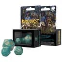 Набір кубиків RuneQuest Turquoise & gold Expansion Dice , 3 шт. (SRQE97)