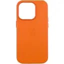 Шкіряний чохол Leather Case AAA with MagSafe and Animation для Apple iPhone 14 Pro 6.1 Orange