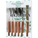 Набір столових приладів Mazhura Beech walnut на дві особи 6 шт. (mz505661)