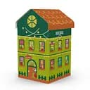 Рождественский бокс в виде дома Равлосити с игрушкой и стикером Bob Snail салатовый 384 г