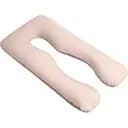 Подушка Ideia П-подібна для сну та відпочинку  з наволочкою на блискавці 140х75х20 см бежево-шоколадна (8-33722*005)