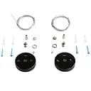 Комплект Videx BNL02 для підвісного монтажу лінійного світильника чорний (VL-BNL02-F05B)