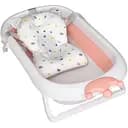 Детская складная ванночка El Camino Me 1105 Crown Coral Powder слив и подушечка в комплекте
