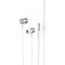 Навушники Borofone Platinum металеві універсальні earphones with microphone BM75 білі