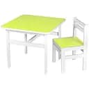 Дитячий столик DS-SP02 зі стільчиком захист плівкою салатовий