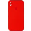 Чохол Epik Silicone Case Square Full Camera Protective AA для Apple iPhone XS Max 6.5 Червоний/Red