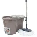 Комплект для уборки Stars Plast ведро со шваброй с отжимом бежевый (94142/беж)