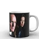 Кухоль GeekLand білі Агенти Щ.И.Т Agents of S.H.I.E.L.D. агенти на чорному тлі AS.02.001 330 мл чорний