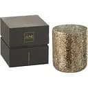 Свеча J-line ароматическая в стеклянной вазе золотого цвета аромат восточный гурманский время горения 120 часов Бельгия (35617)