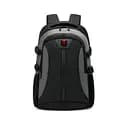 Универсальный городской рюкзак Justpack с USB зарядкой 32x19x50 см серый (8805)