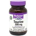 Амінокислота Bluebonnet Taurine 500 mg 50 вегакапсул