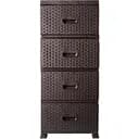 Комод Violet House 0357 Роттанг, коричневый, 38x45x90 см. (0357 Роттанг Brown 38*45*90 см)