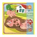 Пазли дитячі Ферма LA03, 16 елементів