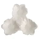 Менажниця Led Bud фігурна 3 секції 24.5x18 см біла (B010807)