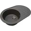 Кам'яна мийка Ventolux Emilia Gray Quartz 755х490х210 мм