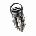 Автомобільний зарядний пристрій Hoco Z53A 30W з підтримкою PD та QC 3.0 порти USB-C і USB-A