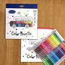 Олівці кольорові двосторонні Acmeliae, 48 кольорів (24 шт.), трикутний корпус, 3 мм (+Gold/Silver)