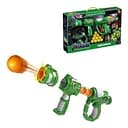 Помповий автомат зеленого кольору з 10 м'якими кульками та маскою героя Халк