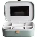 Скринька-органайзер для прикрас Yiwu з накидним замком 20x14x7 см оливкова HP-5-32TU