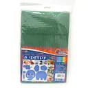 Фетр HARD, 170 г/м², 1.2 мм, Изумрудно-зеленый, А4, 10 шт. в упаковке