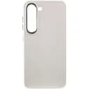 Шкіряний чохол Epik Bonbon Leather Metal Style для Samsung Galaxy S22+ Білий / White
