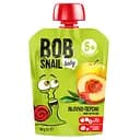 Пюре фруктовое Bob Snail Яблоко-Персик, пастеризованное, 90 г