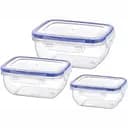 Набір контейнерів Bager Cook&Lock, прямокутні, 3 шт. (BG-504)