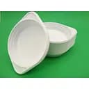 Тарілка одноразова біла 350 мл 100 шт.