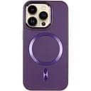 Шкіряний чохол Epik SnapCase with MagSafe для Apple iPhone 16 Pro 6.3 Dark Purple