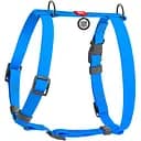 Шлея для собак Waudog Waterproof анатомічна Н-подібна з QR паспортом XL 60-98 см блакитна